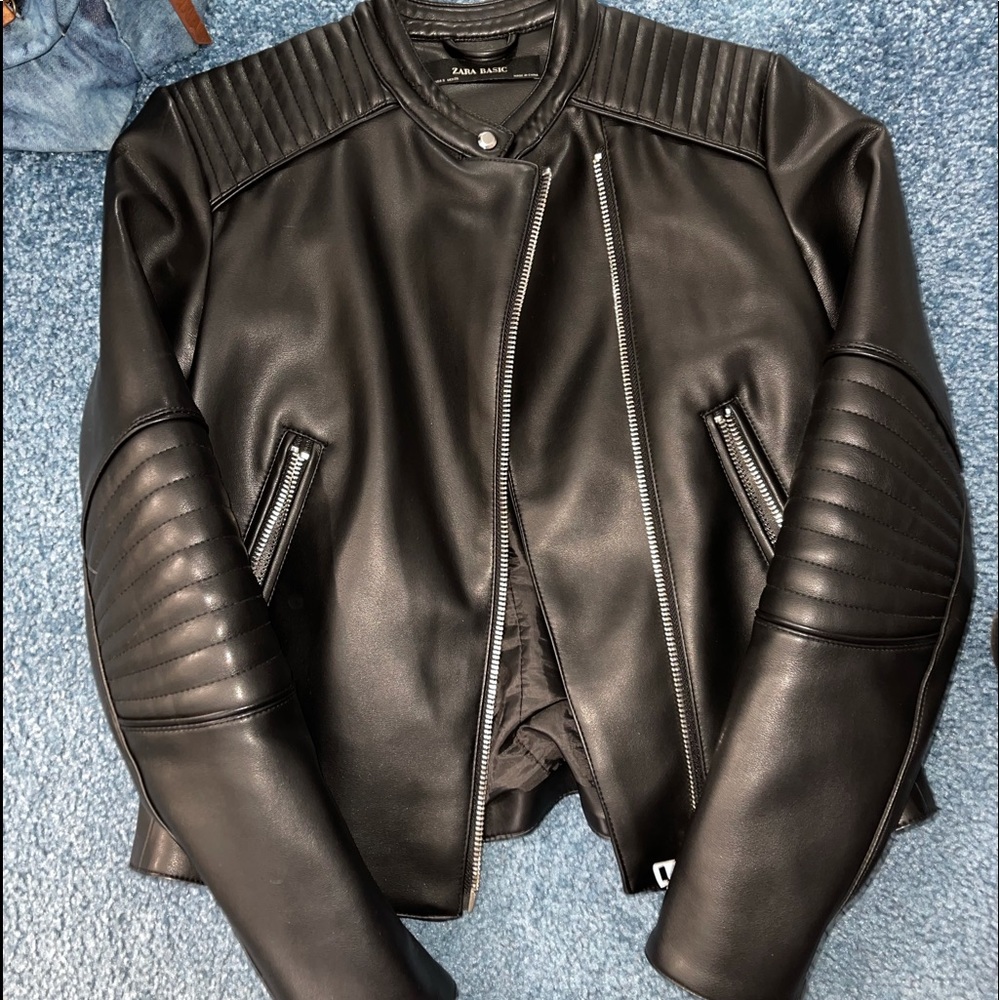 Leather jacket
